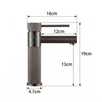 Mezclador Lavamanos Bajo Antenas Gun gray