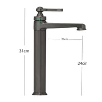 Mezclador Lavamanos Toscana  Gun gray