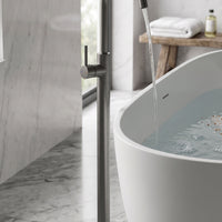 Griferia Bañera Monomando Nantes Gun Gray SNT