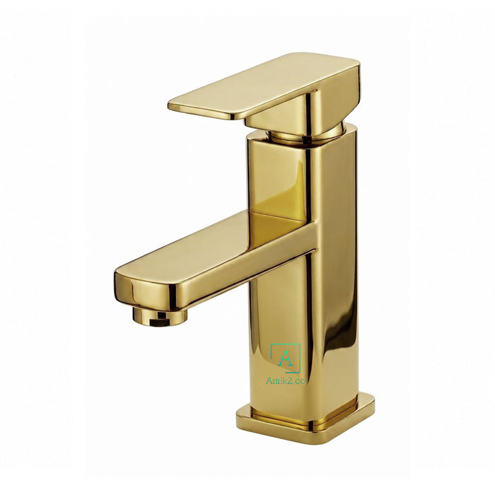 Mezclador Monomando Quadrato  Dorado