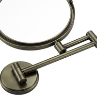 Espejo Aumento Escualizable 1x-3x Bronce Antiguo