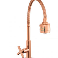 Griferia Lavaplatos Flexo Oro rosa