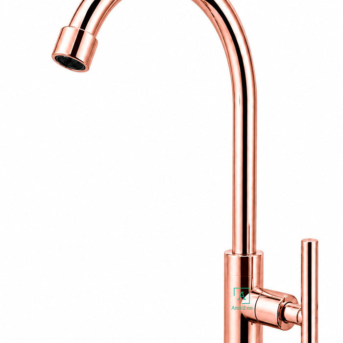Griferia Lavaplatos Novo Oro rosa