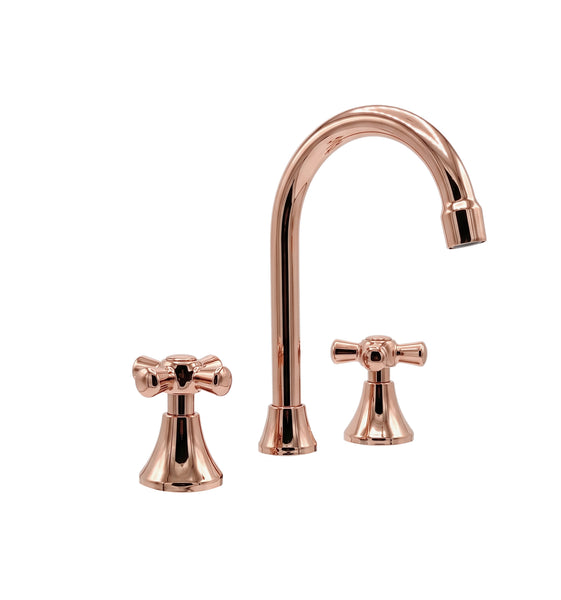 Griferia Mezclador 8" Hunawihr Oro rosa