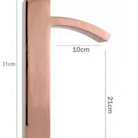 Griferia Alta Lavamanos River Oro rosa