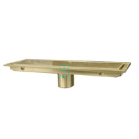 Rejilla Piso Oro Cepillado  30cm x 10cm Acero 304
