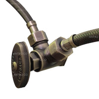 Registro Regulacion Doble  Bronce  antiguo