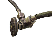 Registro Regulacion Doble  Bronce  antiguo