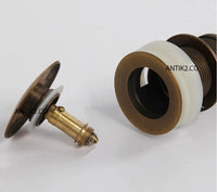 Desagüe push Lavamanos Bronce Antiguo