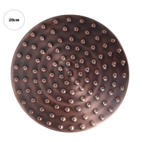 Registro Trebol + Ducha 20cm Cobre Antiguo