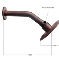 Registro ducha Trebol Cobre Antiguo + Ducha 10Cm