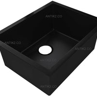 Lavaplatos  50 x 40 cm Negro mate