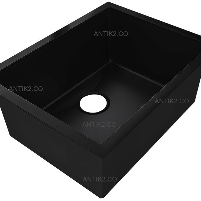 Lavaplatos  50 x 40 cm Negro mate