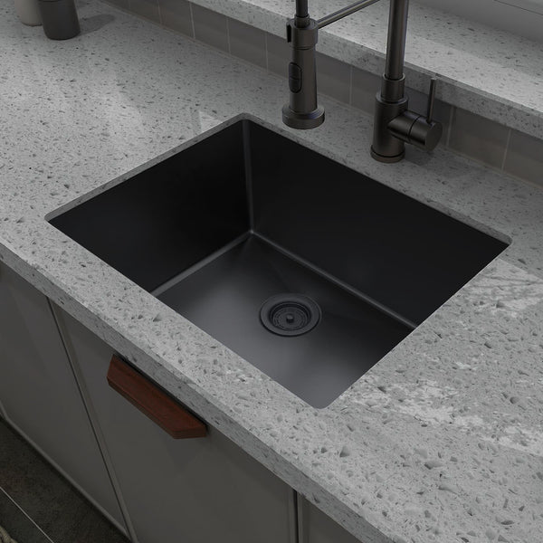 Lavaplatos Rectangular 60 x 40 x 21cm Negro Mate
