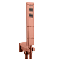 Ducha Telefono Oro rosa  Con Soporte De conexion a 1/2