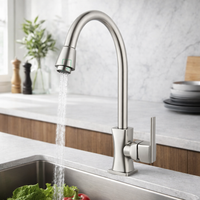 Griferia Lavaplatos Naked Niquel satin.