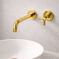 Griferia pared Dorado (Agua Fria)