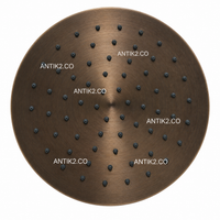 Mezclador Bronce Antiguo + Ducha  30cm y Teleducha