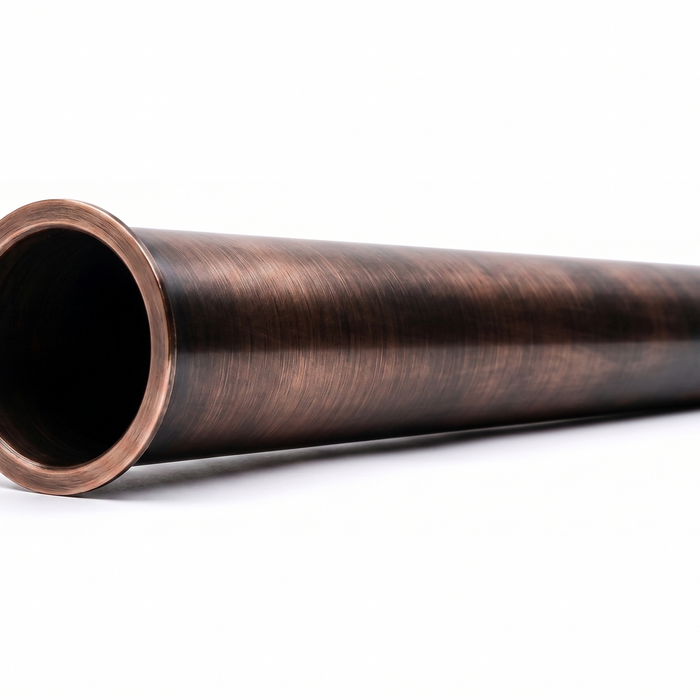 Sosco Desague lavamanos 30cm Cobre Antiguo