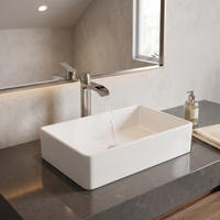 Lavamanos Sobreponer Blanco Waco 45 x 22 cm