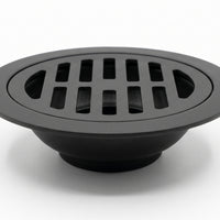 Rejilla piso Diametro  10cm negra