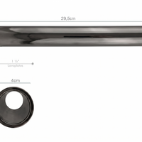 Sosco Desague lavamanos 30cm Gun Gray