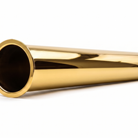 Sosco Desague lavamanos 30cm Dorado