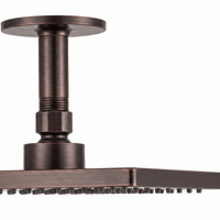 Tubo Ducha Techo 15 cm Cobre Antiguo