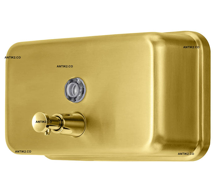 Dispensador jabón Verical  Oro cepillado