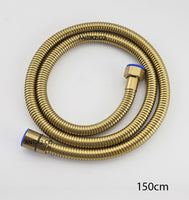 Ducha de mano Oro Cepillado  Con Soporte