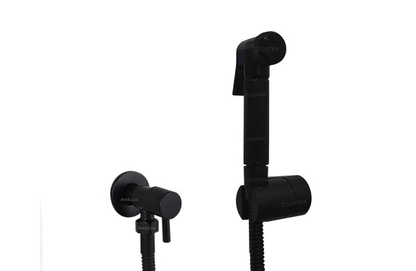 Ducha Bidet  Negro Mate  Con Soporte  + registro