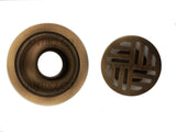 Rejilla piso Bronce Antiguo Diametro  10cm Vector