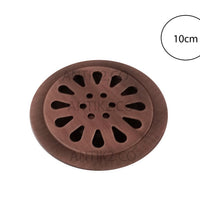 Rejilla Piso  Cobre Antiguo Diametro 10cm.
