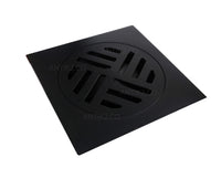 Rejilla piso  10x 10cm negra