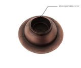 Rejilla Piso  Cobre Antiguo Diametro 10cm Diseño Manzana