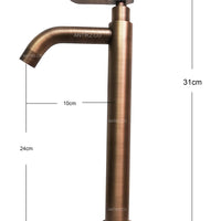 Kit lavamanos Bronce Antiguo 38cm + Grifo y Desague