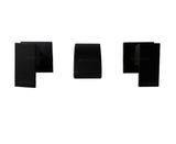 Mezclador Pared cuadrado negro