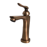 Grifería vintage lavamanos Bronce Antiguo (Agua fría)