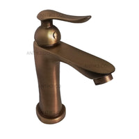 Grifería vintage lavamanos Bronce Antiguo (Agua fría)