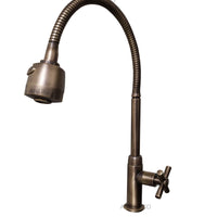 Grifo vintage Flexible Bronce antiguo