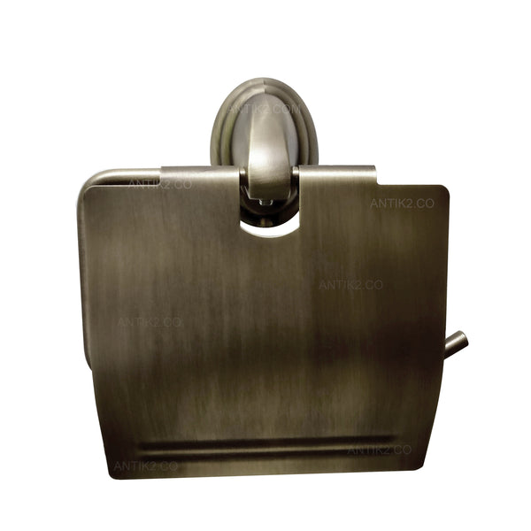 Porta Rollo Vintage  Bronce  Antiguo