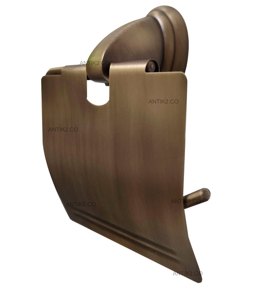 Porta Rollo Vintage  Bronce  Antiguo