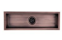 Rejilla Piso  Cobre Antiguo  Rectangular 30cm