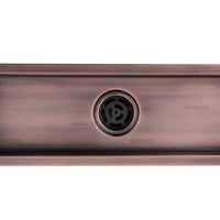Rejilla Piso  Cobre Antiguo  Rectangular 60cm