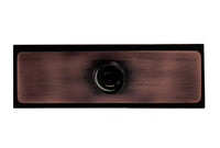 Rejilla Piso  Cobre Antiguo  Rectangular 30cm