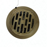 Rejilla piso Bronce Antiguo Diametro 10cm