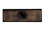 Rejilla piso Bronce Antiguo Rectangular  60cm
