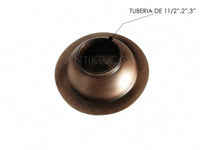 Rejilla Piso Cobre Antiguo Diametro 10cm