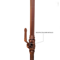 Ducha expuesta Tipo piscina cobre antiguo - Ducha 30cm