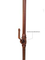 Ducha expuesta Tipo piscina cobre antiguo - Ducha 30cm